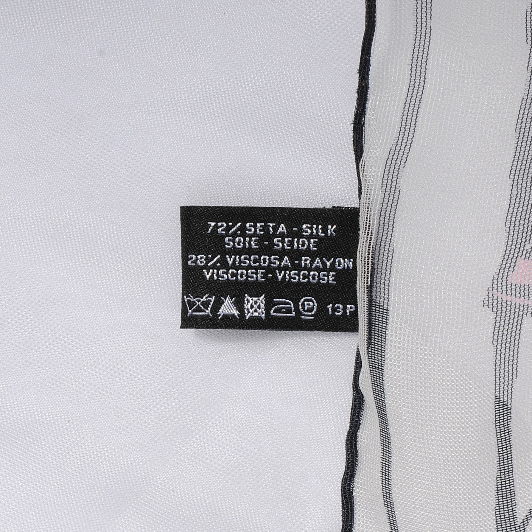 Chanel Silk Rayon CC Logo Stole Pink 5 of 5