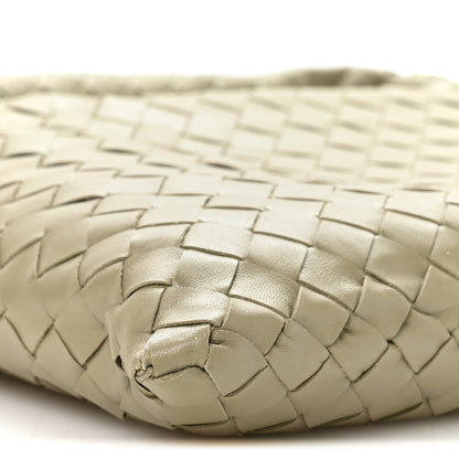 Bottega Veneta Calfskin Intrecciato Small Hop Travertine 9 of 11