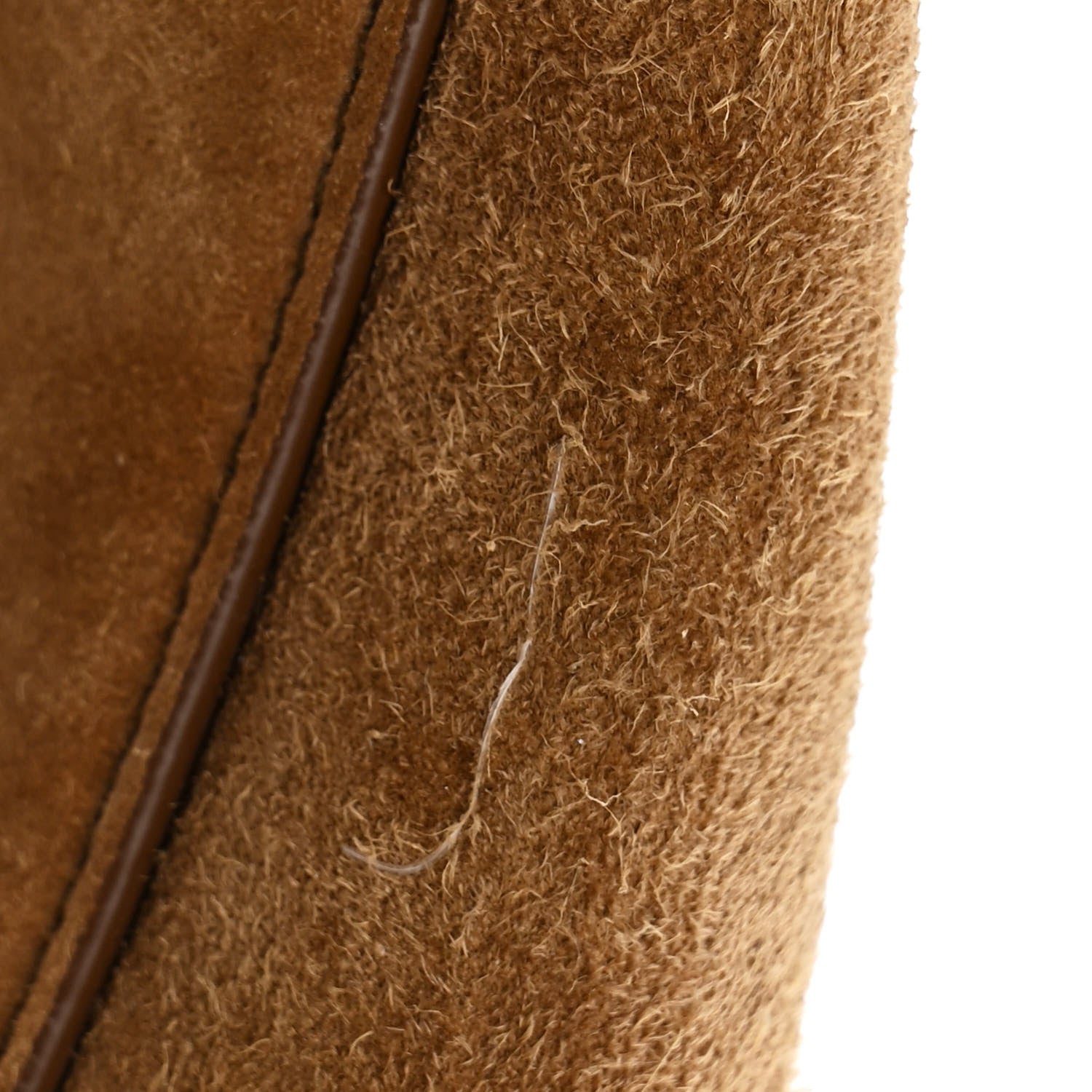 Khaite Suede Augustina Hobo Toffee 13 of 13