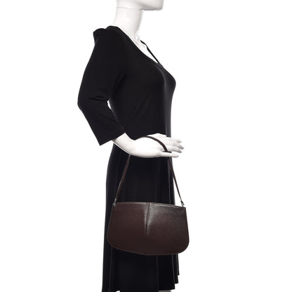 Louis Vuitton Epi Demi Lune Pochette Moka 2 of 9