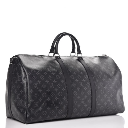 Louis Vuitton Monogram Eclipse Keepall Bandouliere 55 3 of 10