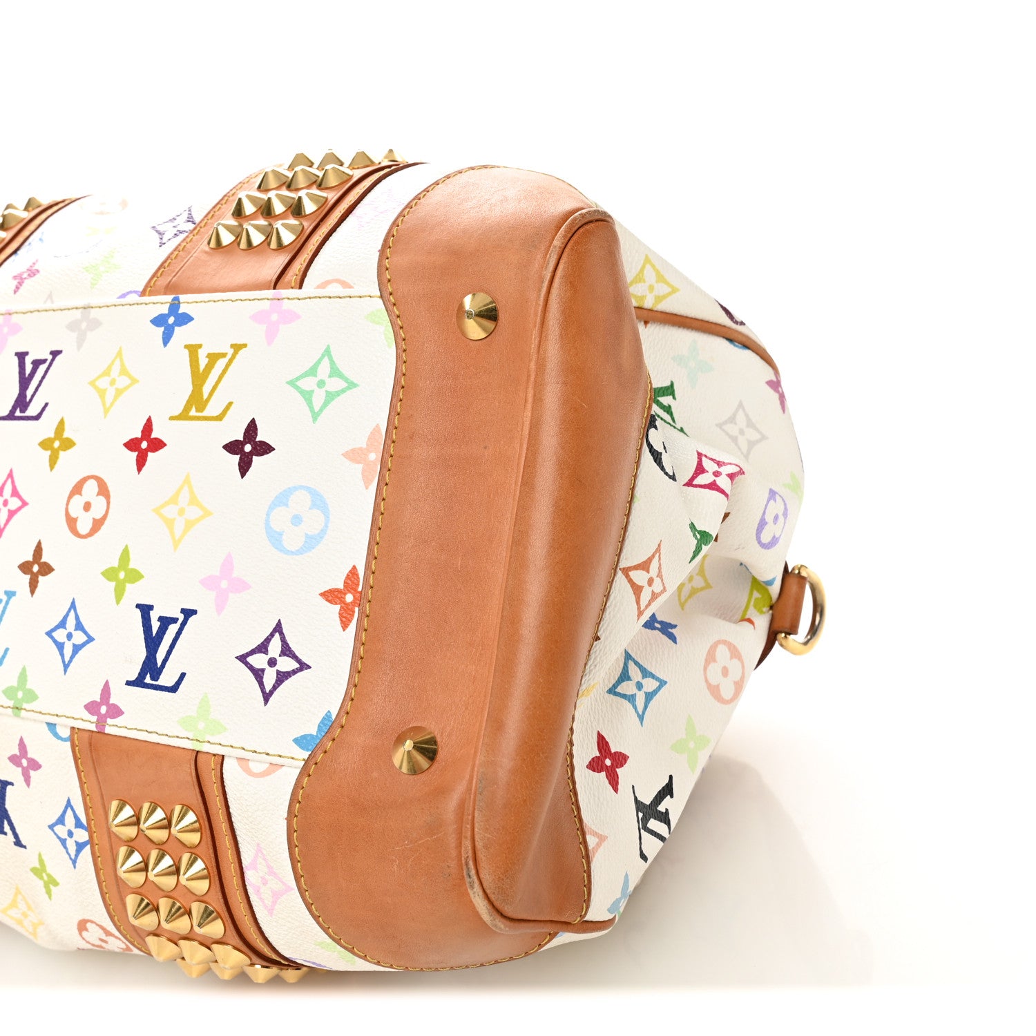 Louis Vuitton Monogram Multicolor Courtney GM White 9 of 10
