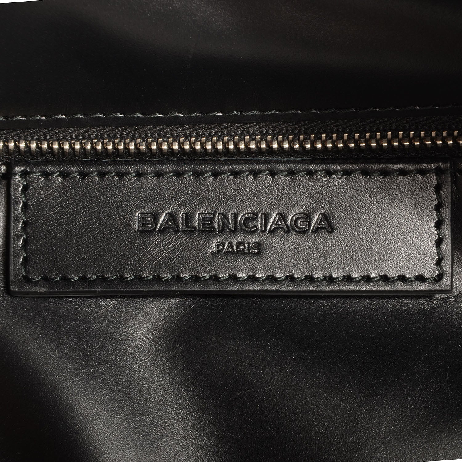 Balenciaga Calfskin Mesh City Black 6 of 11