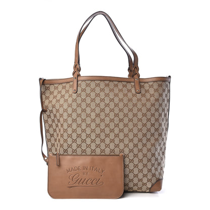 Gucci Monogram Large Craft Tote Light Brown 1 of 12