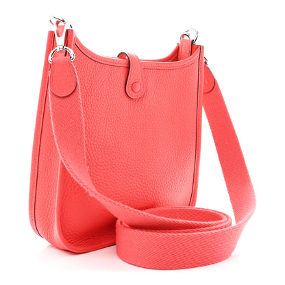 Hermes Taurillon Clemence Evelyne TPM Rose Jaipur 3 of 12