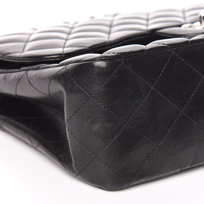 Chanel Lambskin Quilted Jumbo Single Flap Black 7 of 10