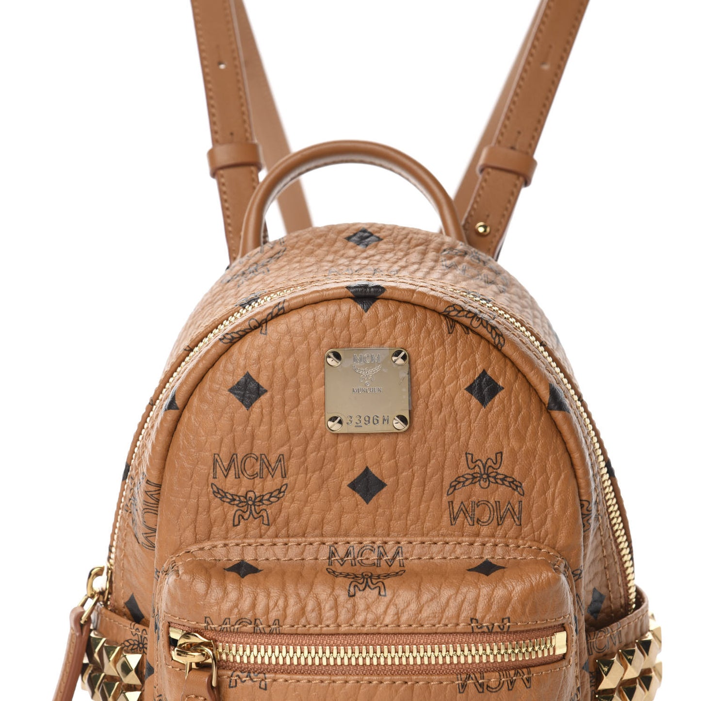 Visetos Side Stud X-Mini Stark Bebe Boo Backpack Cognac