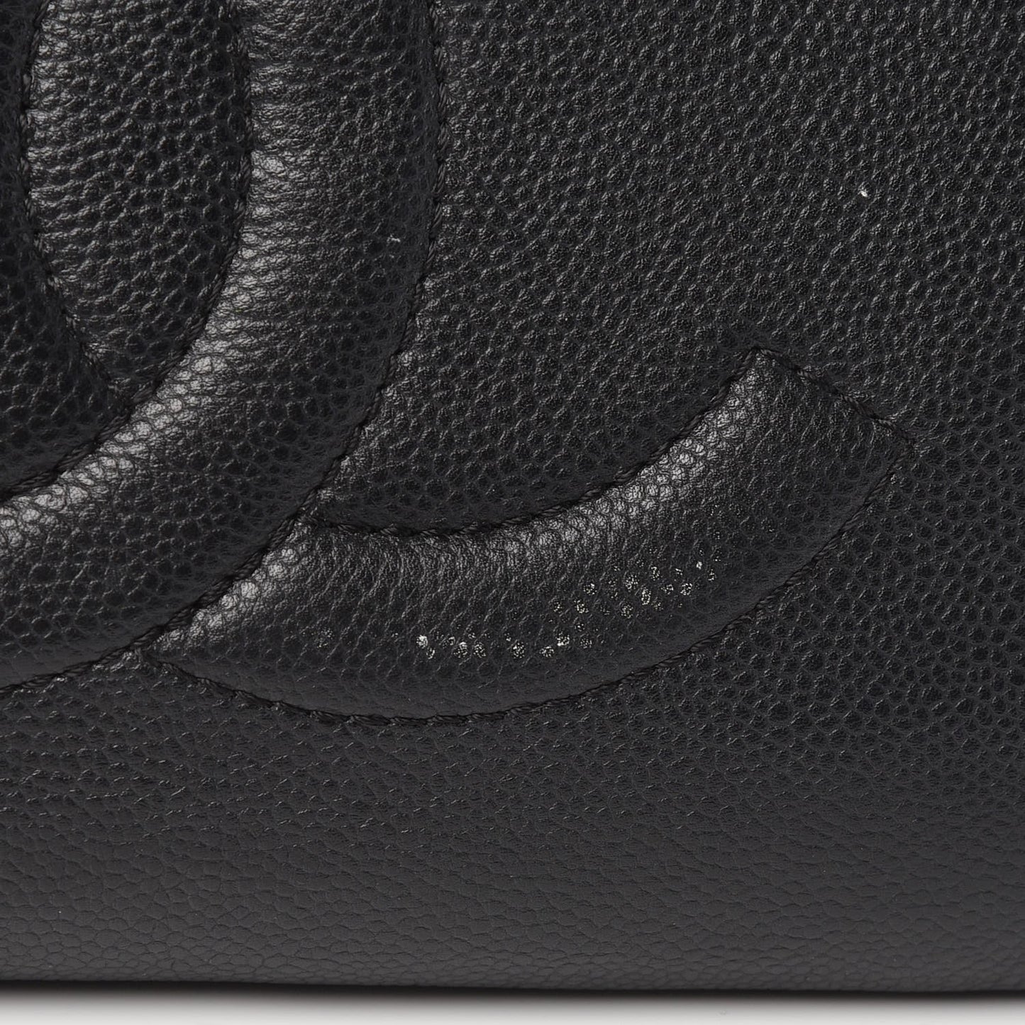 Caviar Quilted Timeless CC Soft Tote Black