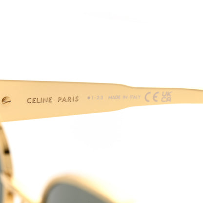 Celine Metal Triomphe 01 Sunglasses CL40235U Gold Green 5 of 7