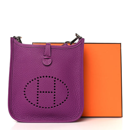 Hermes Taurillon Clemence Evelyne TPM Anemone 10 of 10