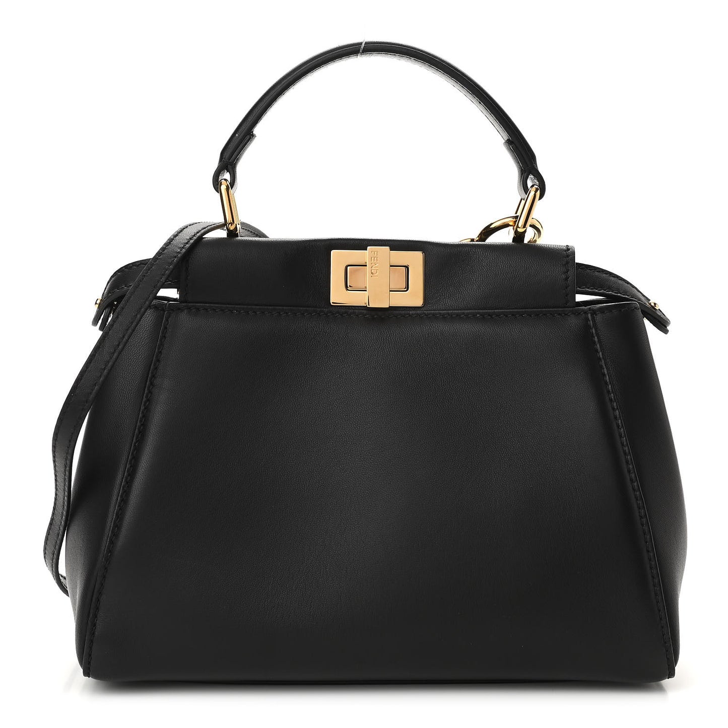 Nappa Mini Peekaboo Iconic Satchel Black