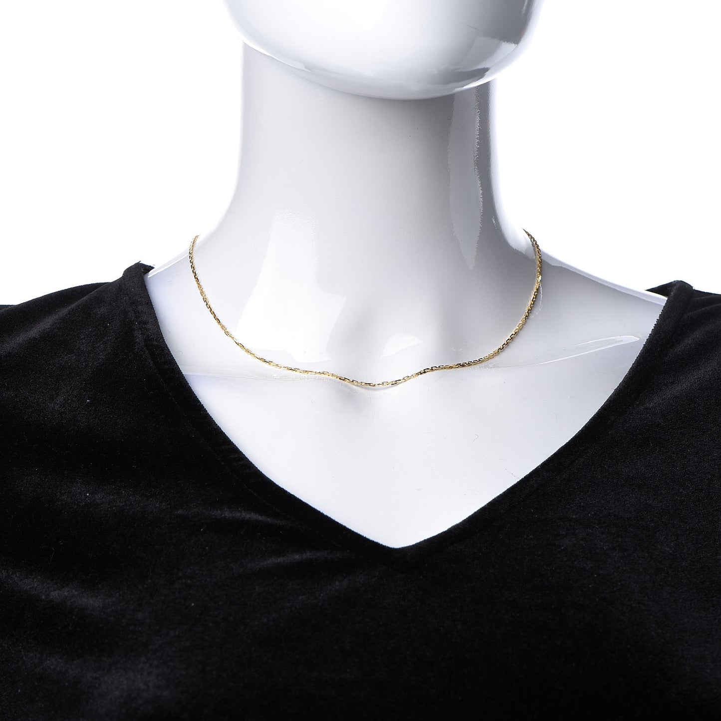 18K Yellow Gold Chain Necklace