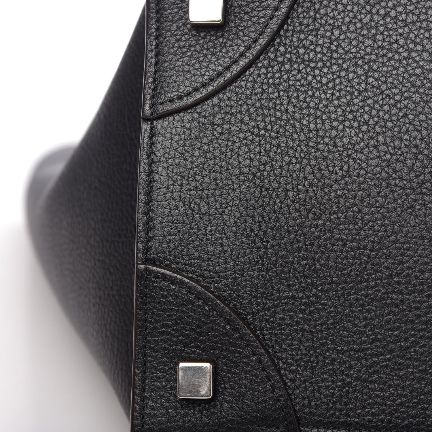 Celine Drummed Calfskin Mini Luggage Black 10 of 15