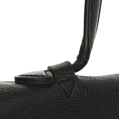 Louis Vuitton Calfskin Lockme MM Black 11 of 13