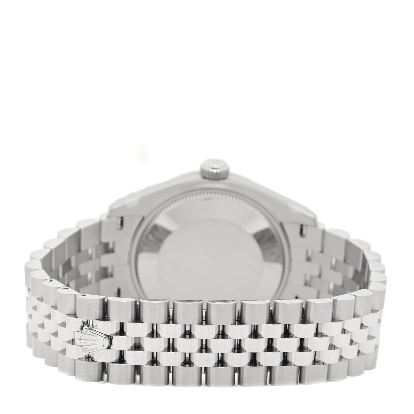 Stainless Steel 18K White Gold Diamond 31mm Oyster Perpetual Datejust Watch Aubergine Roman 278274