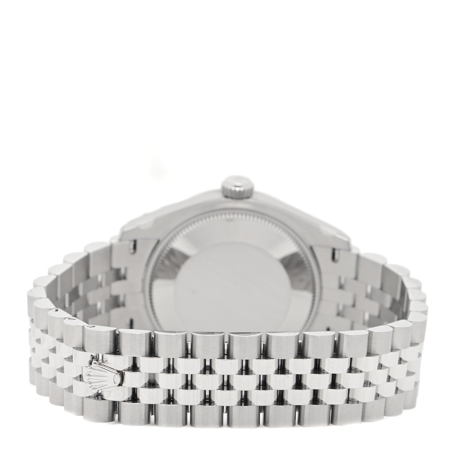 Rolex Stainless Steel 18K White Gold Diamond 31mm Oyster Perpetual Datejust Watch Aubergine Roman 278274 3 of 5