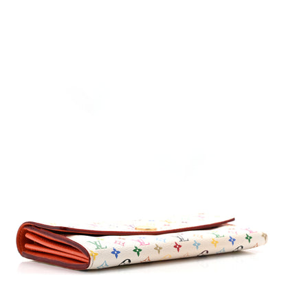 Louis Vuitton Monogram Multicolor Sarah Wallet White Citron 4 of 6