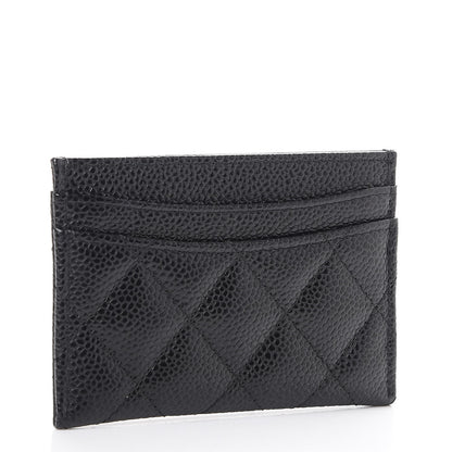 Chanel Caviar Quilted Card Holder Black 3 of 8