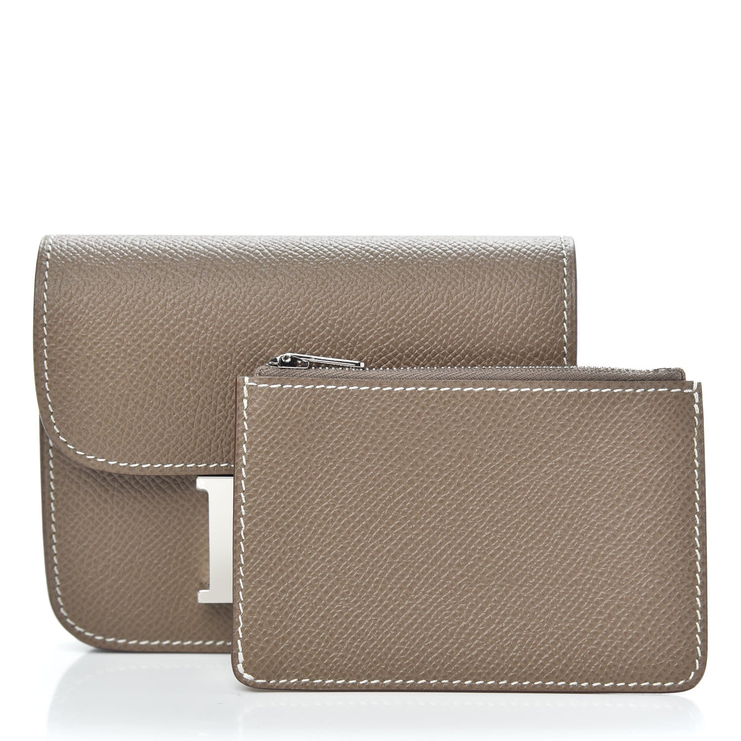 Hermes Epsom Constance Slim Wallet Etoupe 8 of 9