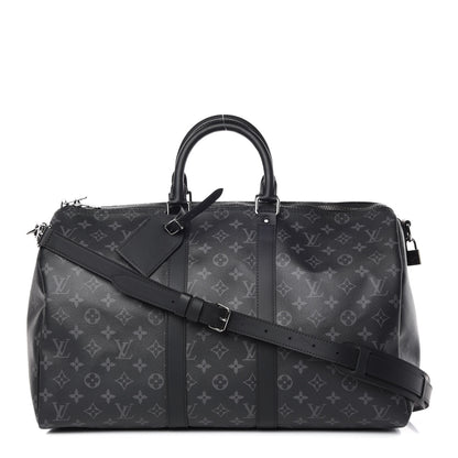 Louis Vuitton Monogram Eclipse Keepall Bandouliere 45 1 of 10
