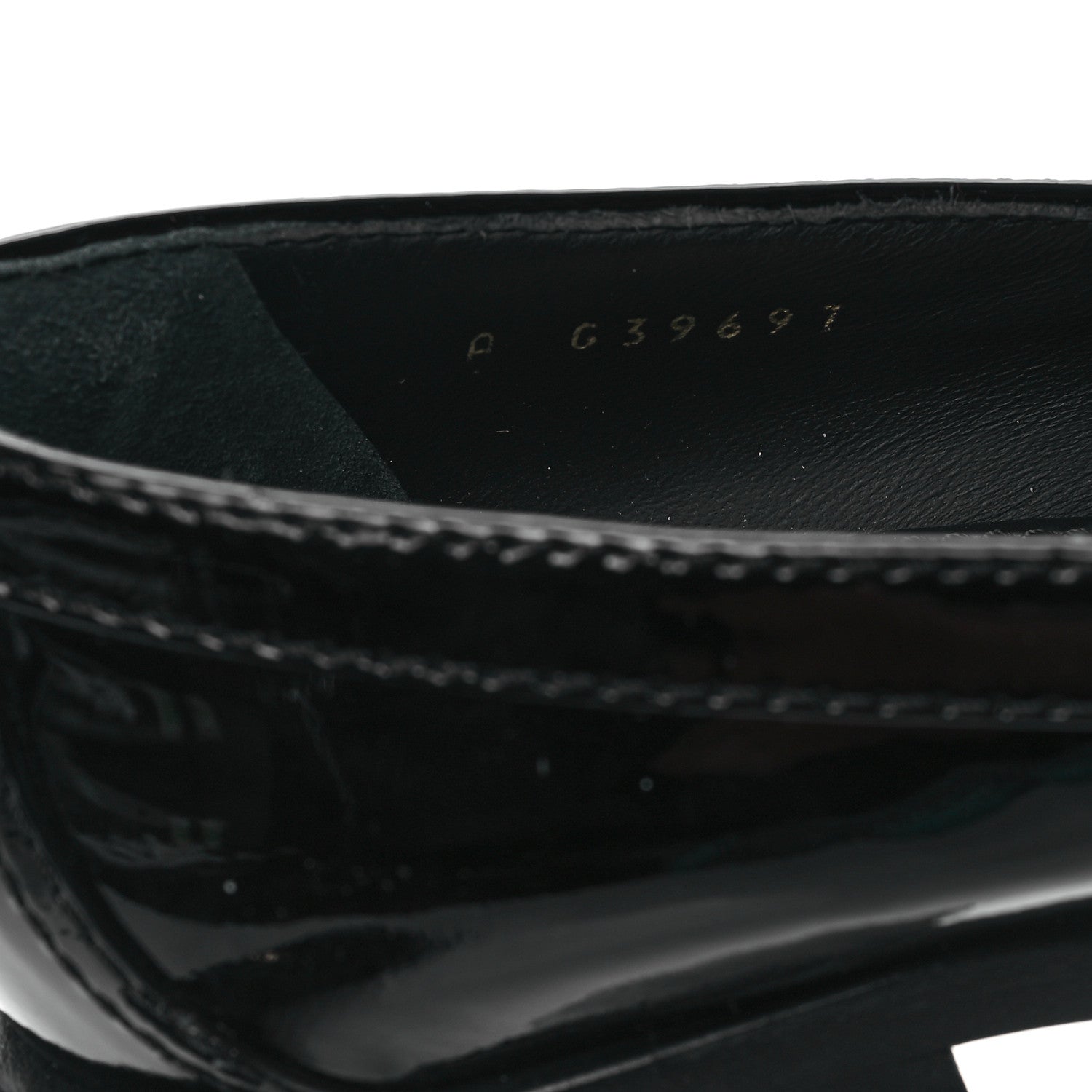 Chanel Patent CC Heart Loafers 36 Black 8 of 9