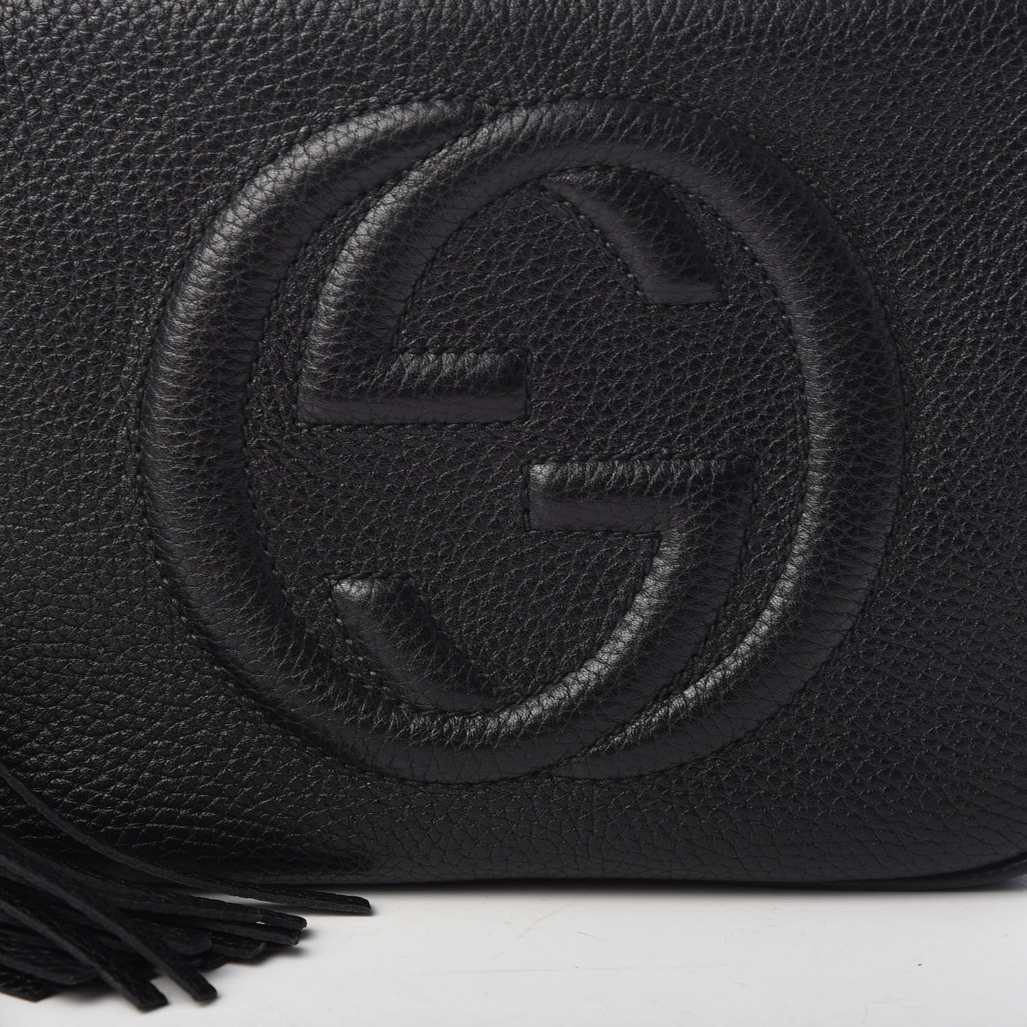 Gucci Pebbled Calfskin Small Soho Disco Bag Black 7 of 9