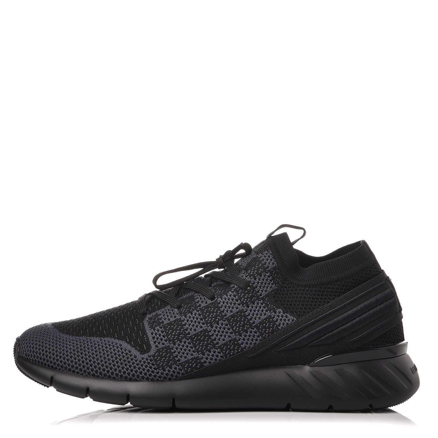 Louis Vuitton Knit Damier Fastlane Sneakers 10 Graphite 1 of 7