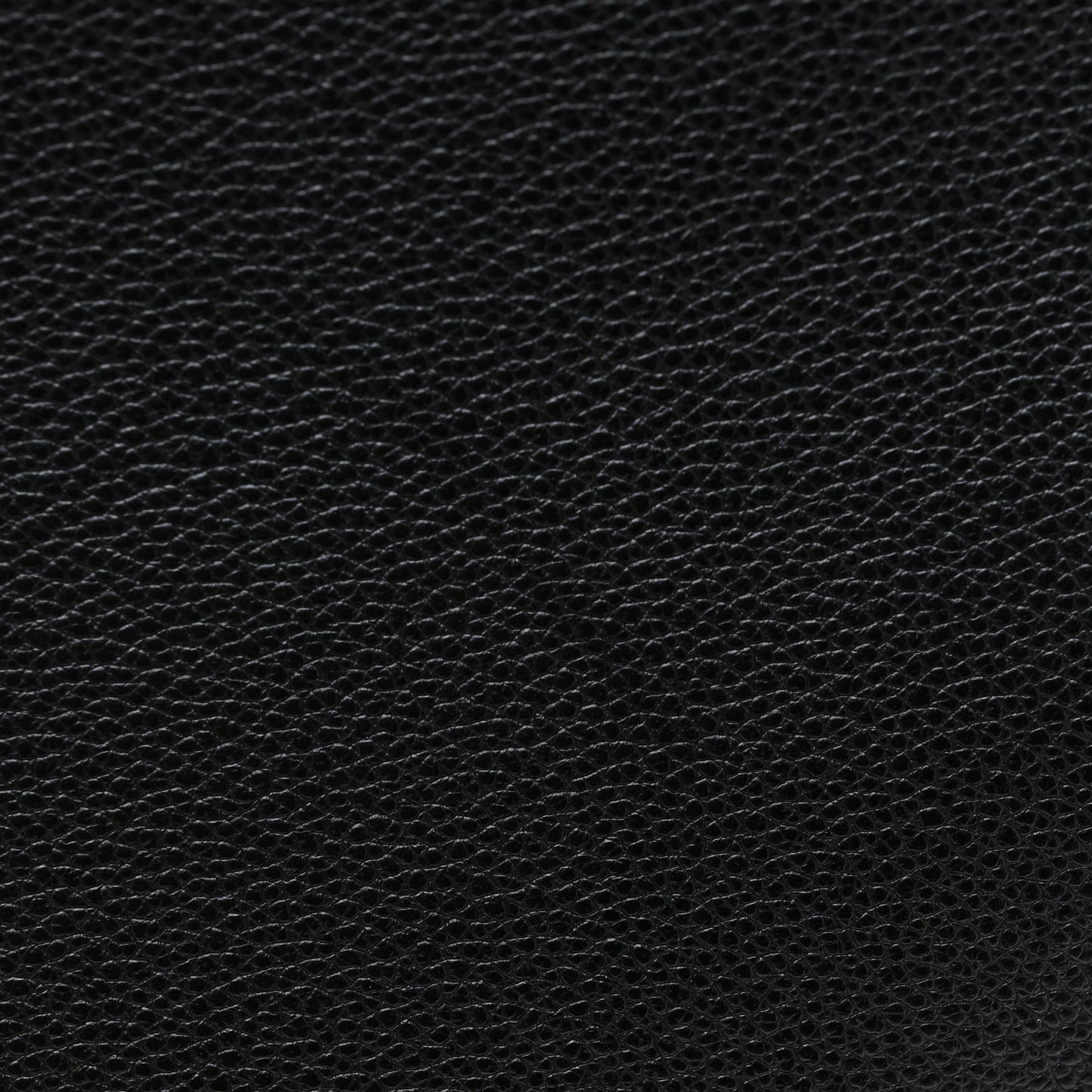 Grainy Calfskin Large Title Bag Black