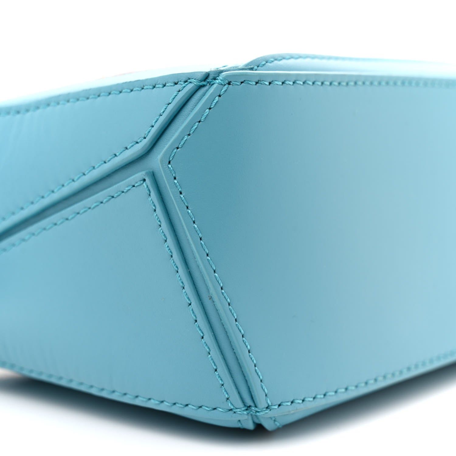 Loewe X HOWLS MOVING CASTLE Satin Calfskin Mini Heen Puzzle Bag Light Blue 9 of 11
