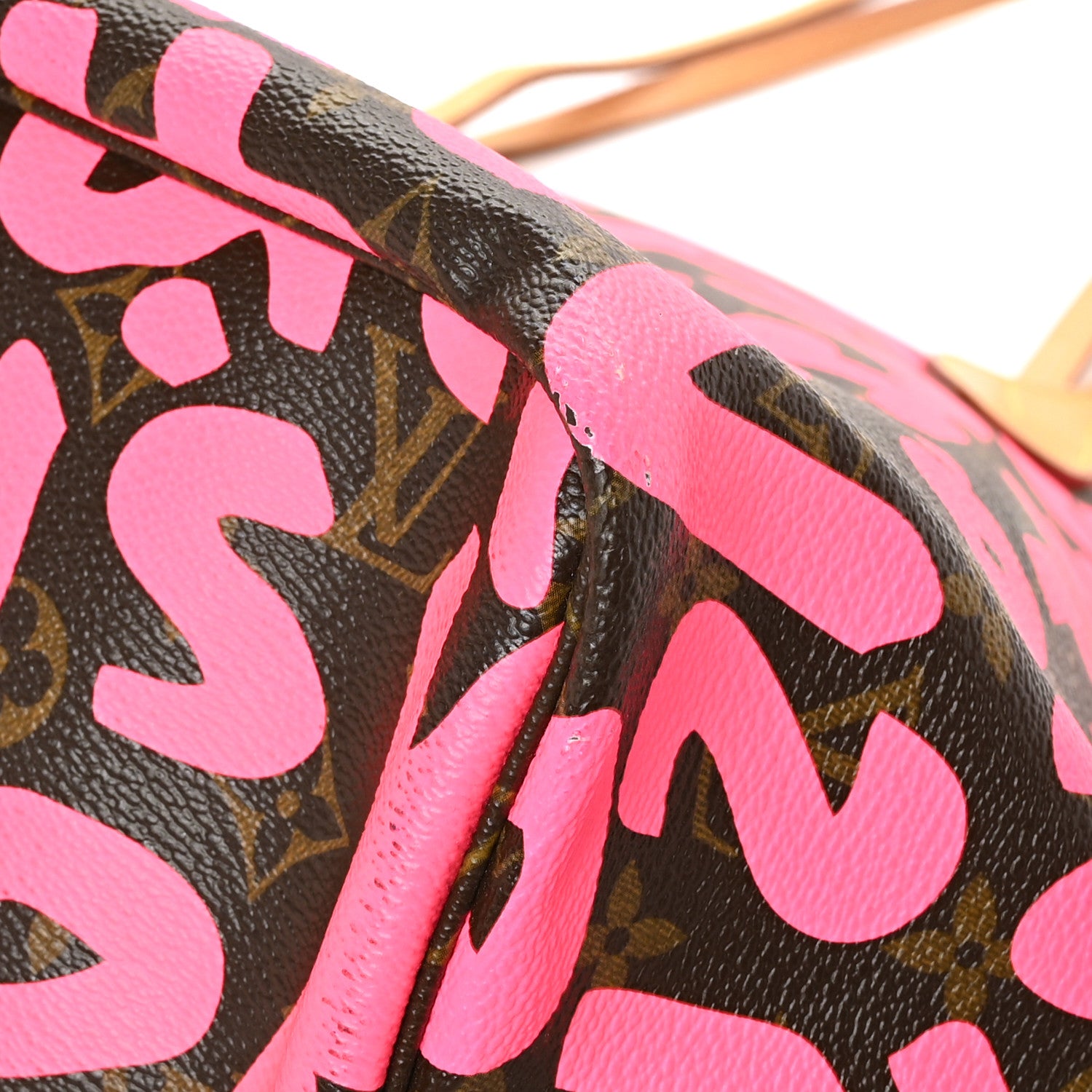Louis Vuitton Monogram Graffiti Neverfull GM Fuchsia 8 of 12