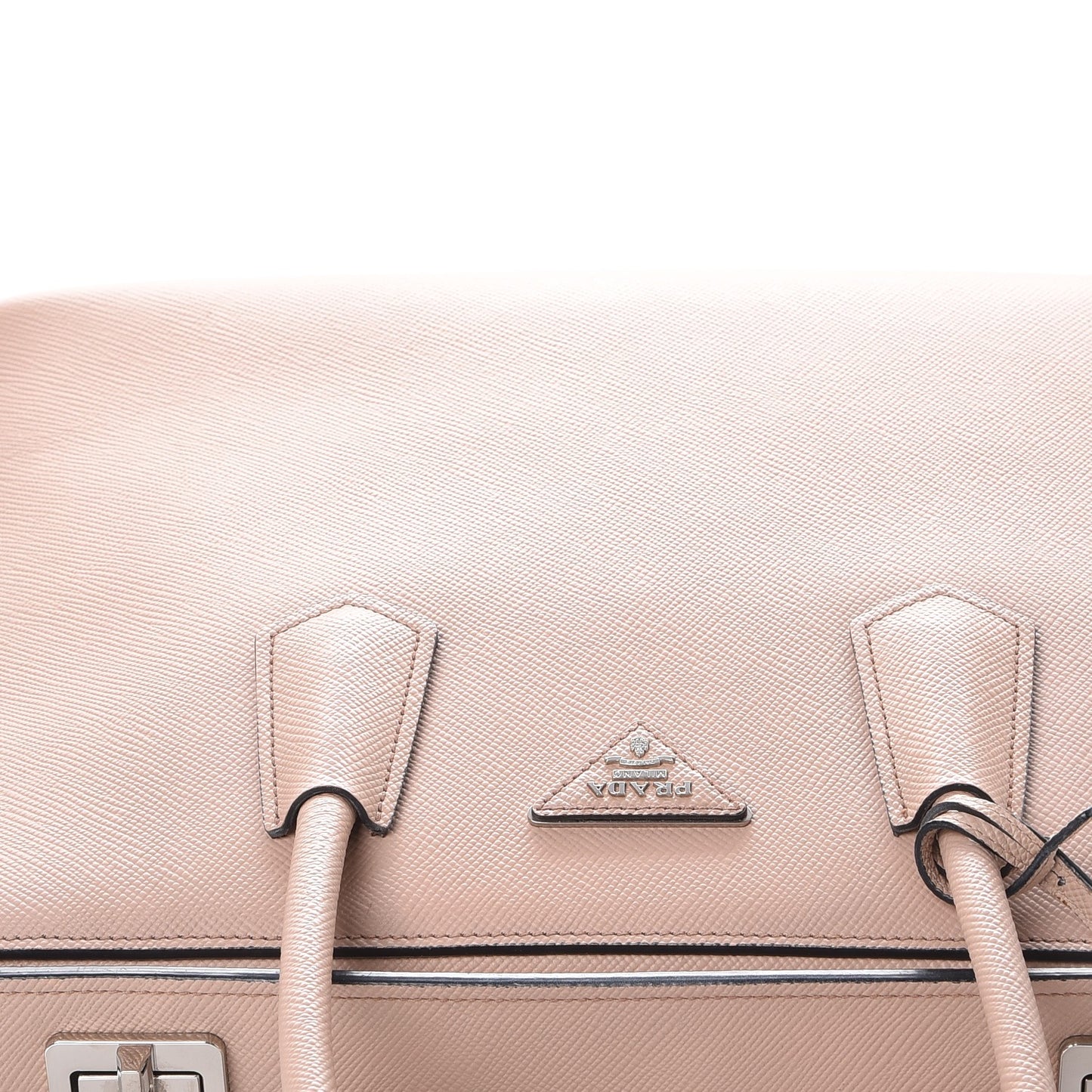 Saffiano Cuir Twin Tote Cammeo