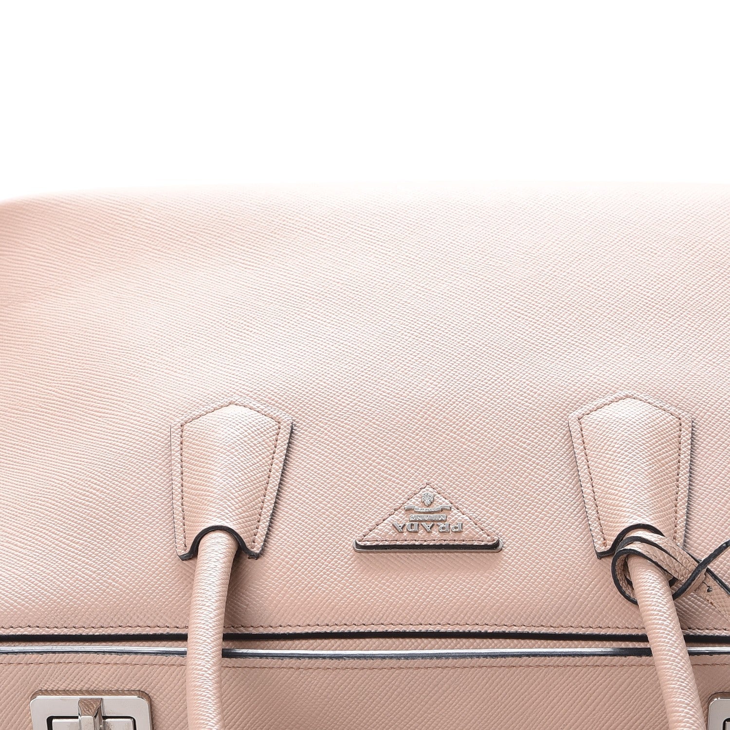 Prada Saffiano Cuir Twin Tote Cammeo 12 of 13