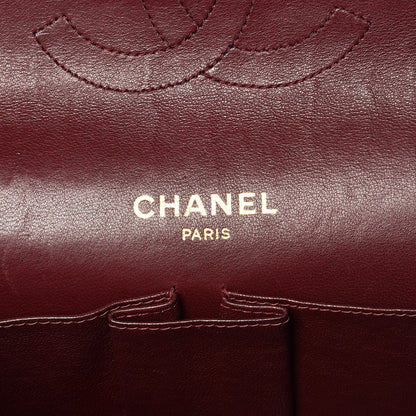 Chanel Lambskin Quilted Medium Double Flap Bijoux Chain Black 6 of 19