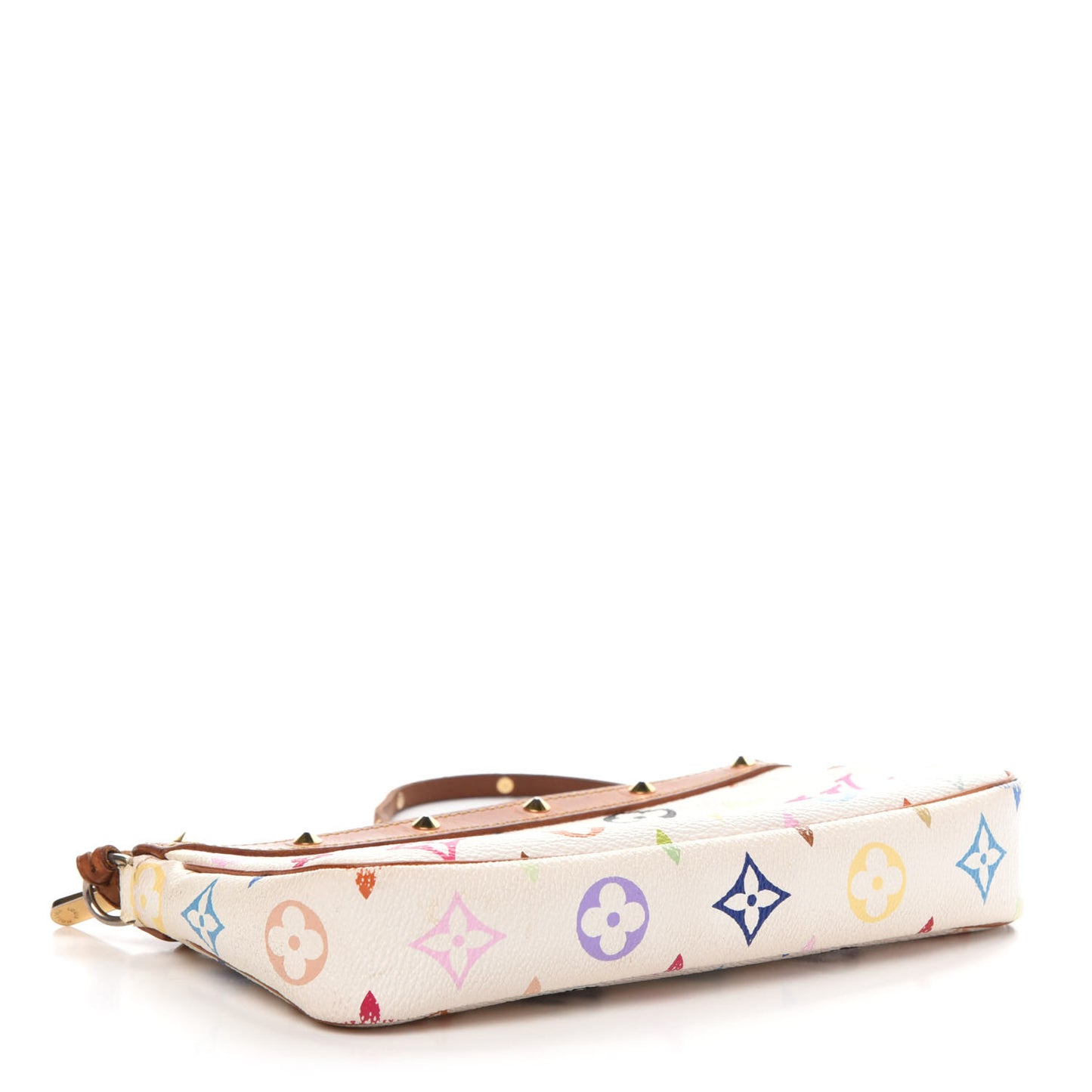 Monogram Multicolor Pochette Accessories White