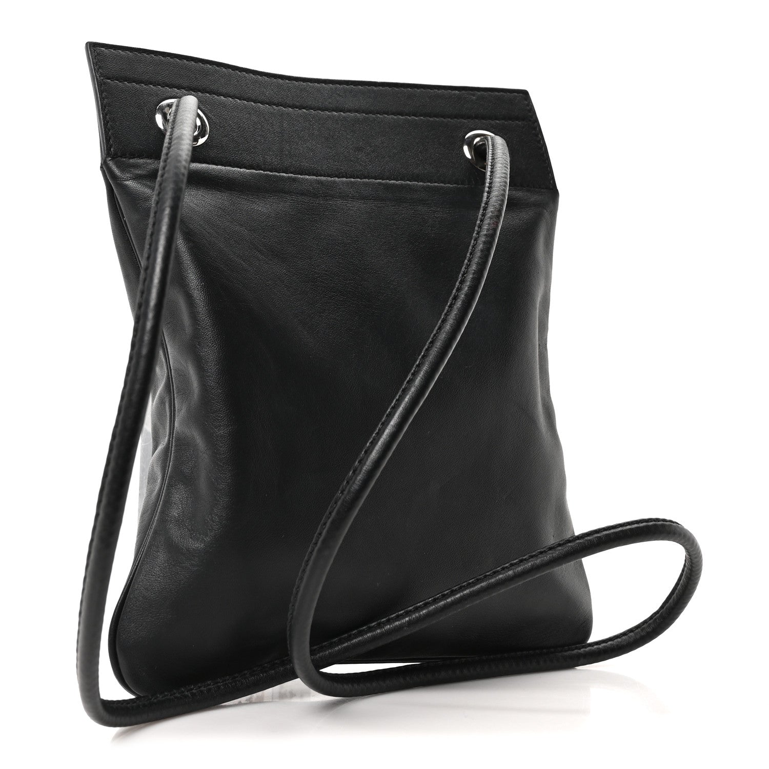 Hermes Milo Lambskin Swift Mini Aline Black 3 of 9