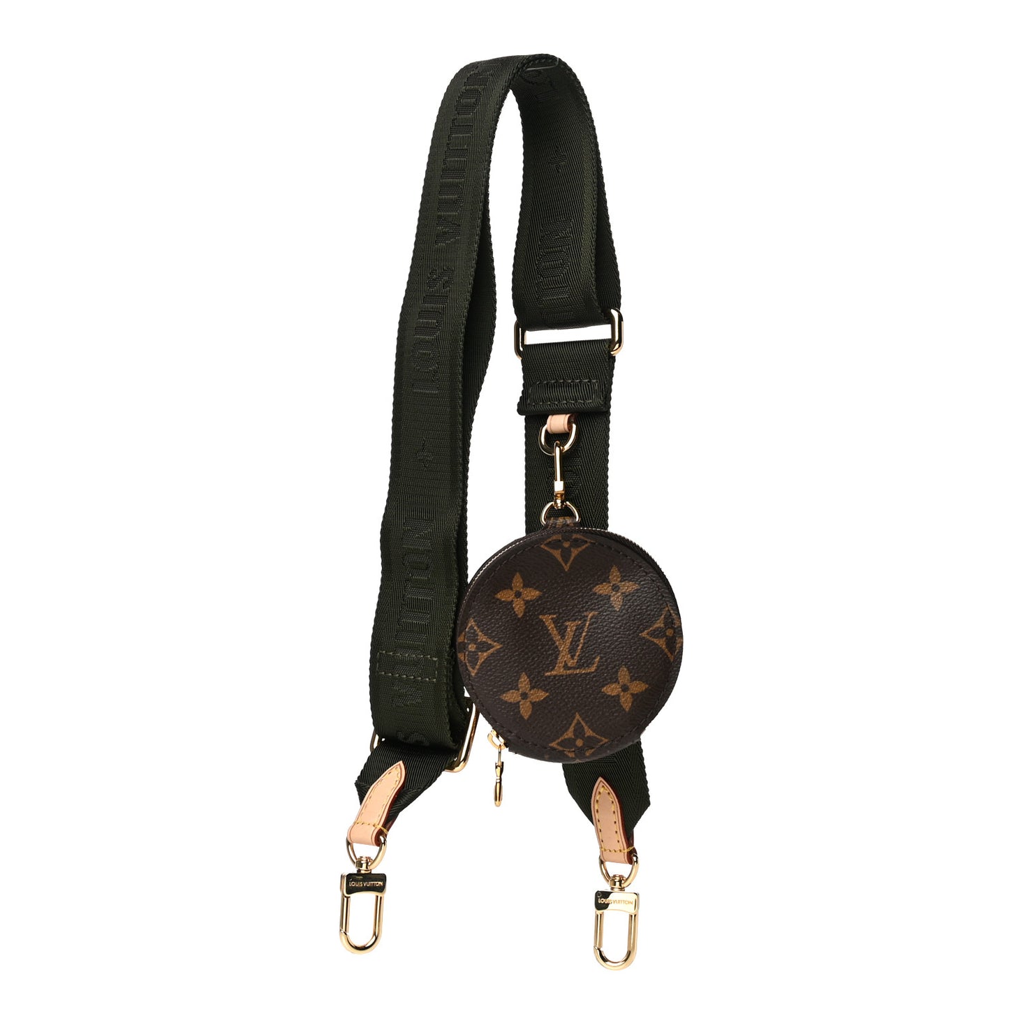Monogram Multi Pochette Accessories Bandouliere Shoulder Strap Kaki