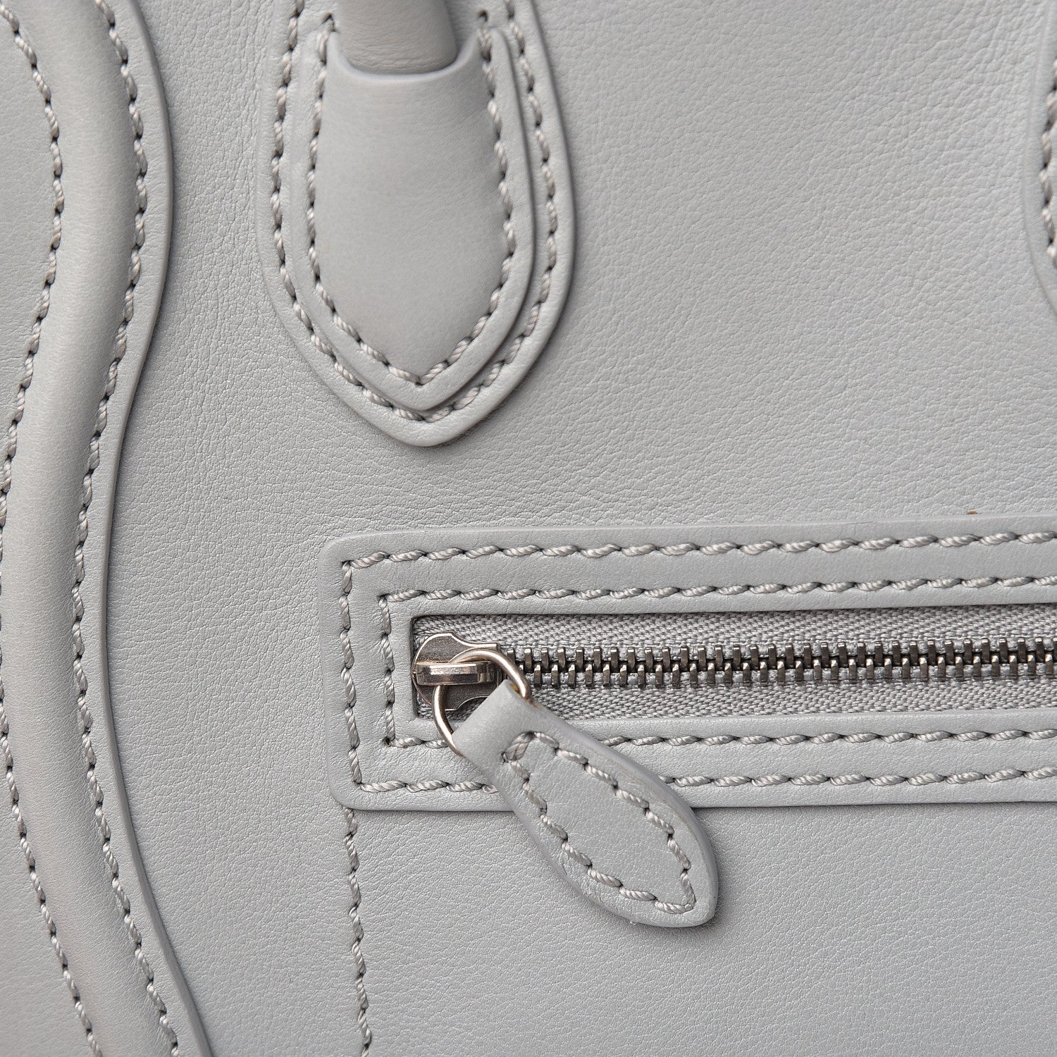 Celine Smooth Calfskin Nano Luggage Sky 11 of 14