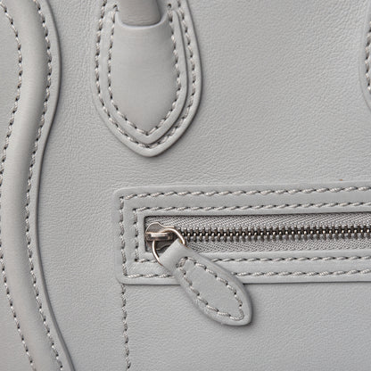 Celine Smooth Calfskin Nano Luggage Sky 11 of 14