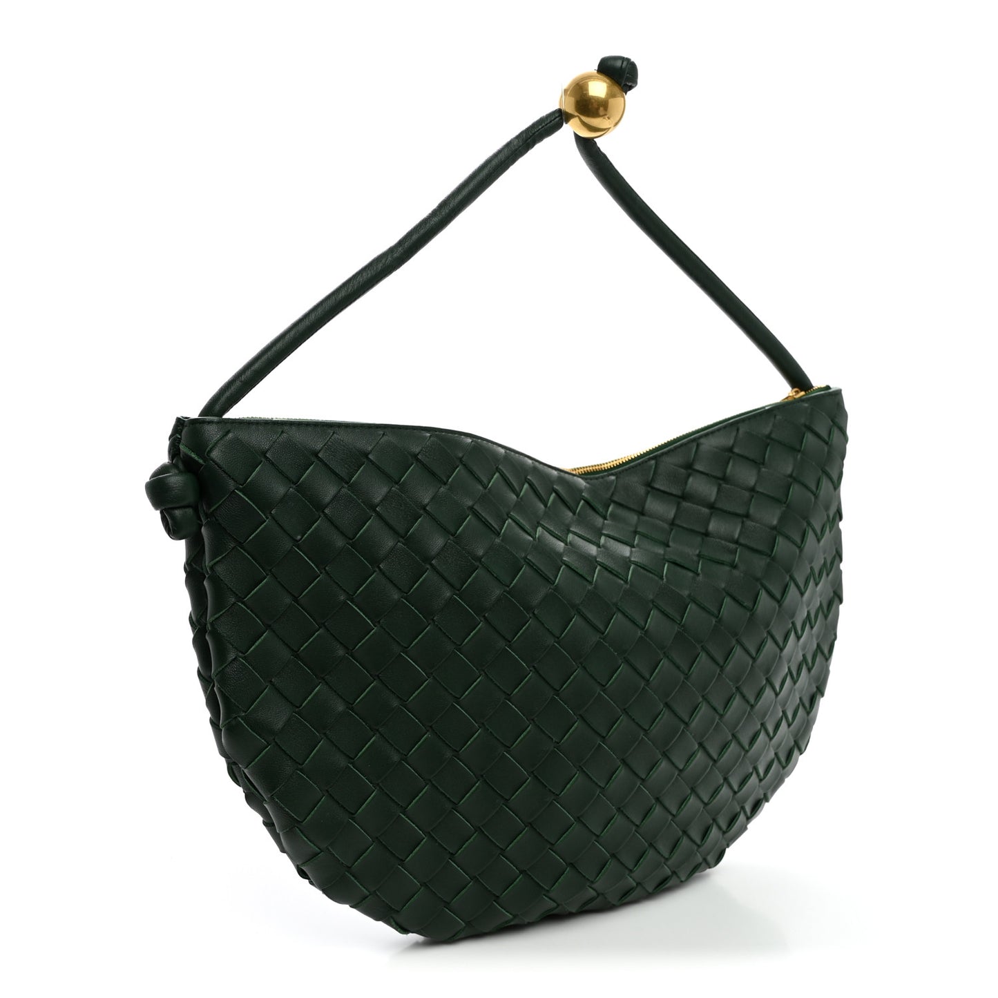Nappa Intrecciato Medium Turn Raintree