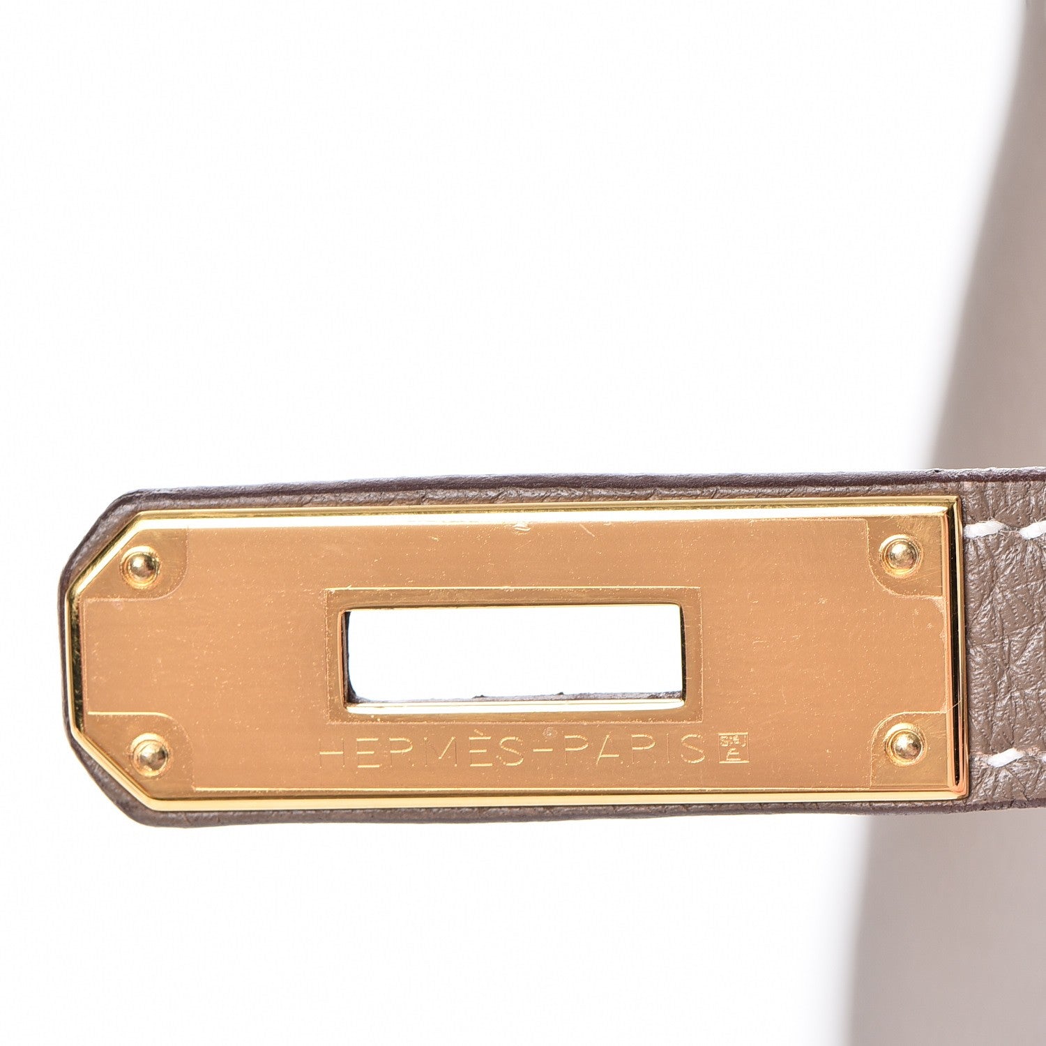 Hermes Taurillon Clemence Kelly Retourne 28 Etoupe 20 of 37