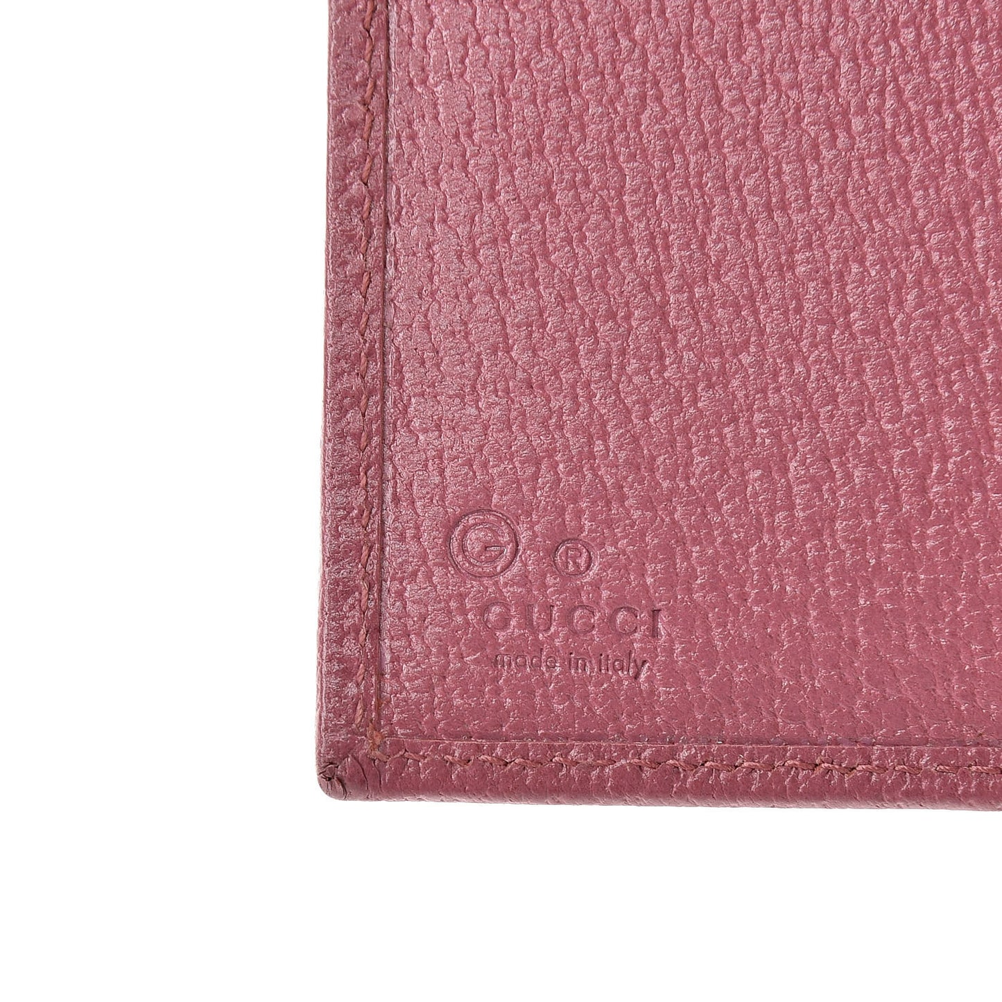 Calfskin Continental Wallet Pink