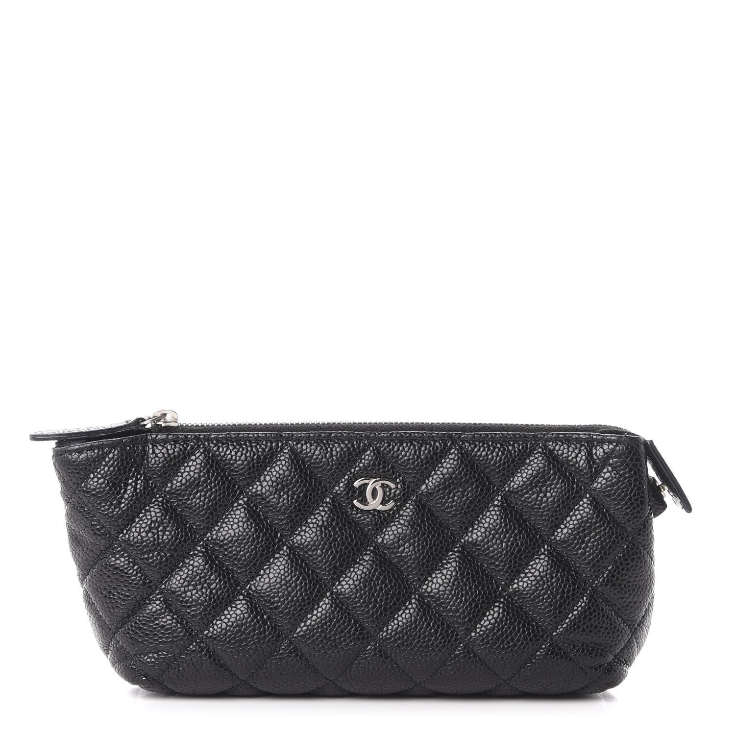 Chanel Caviar Quilted Cosmetic Case Black 1 of 9