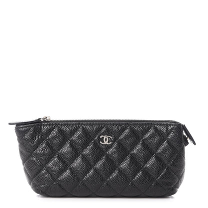 Chanel Caviar Quilted Cosmetic Case Black 1 of 9