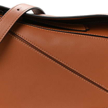 Loewe Calfskin Small Puzzle Edge Bag Tan 8 of 11