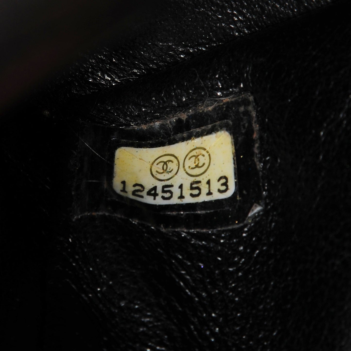 Glazed Calfskin 2.55 Reissue Flap 225 Black