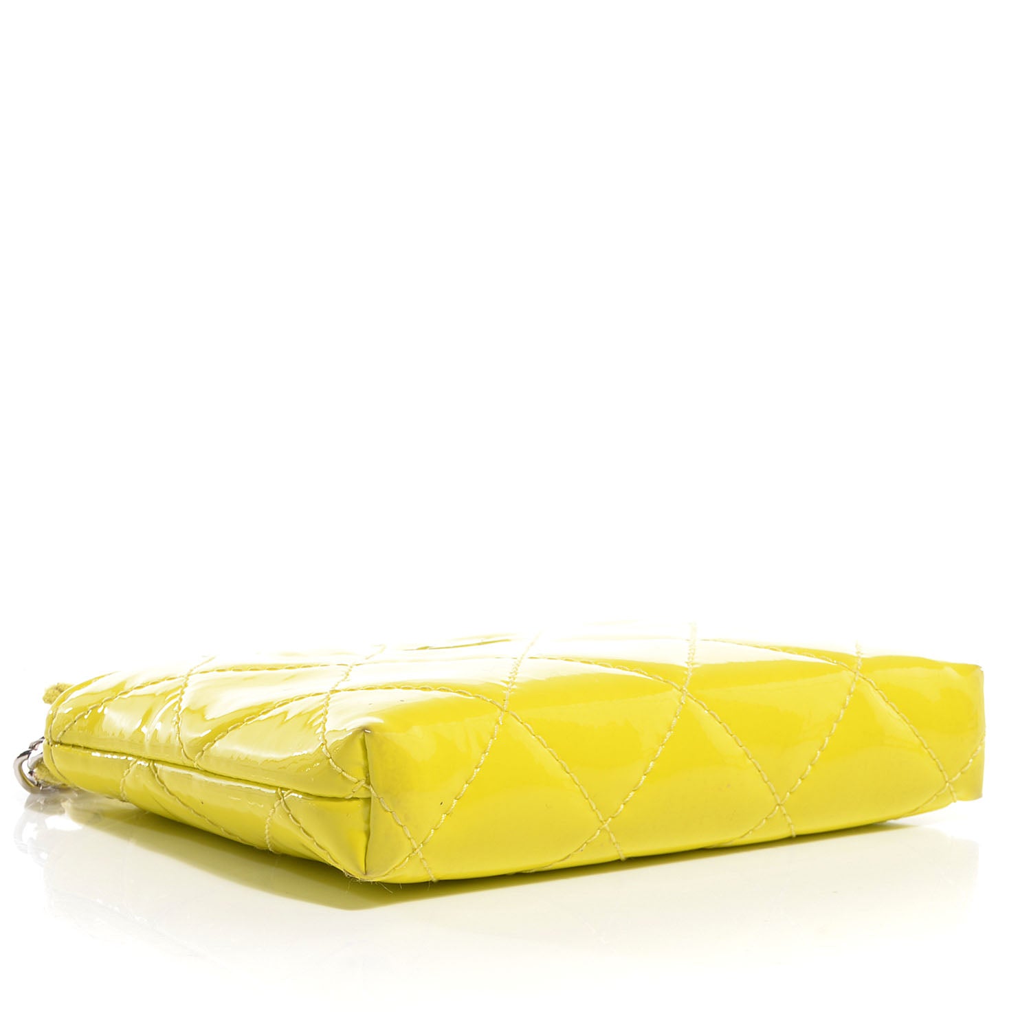 Chanel Patent Key Holder Case Jaune Yellow 4 of 8