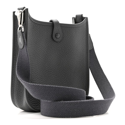 Hermes Taurillon Clemence Evelyne TPM Ardoise 3 of 11