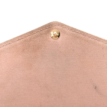 Louis Vuitton Damier Azur Pochette Felicie Chain Wallet Rose Ballerine 12 of 16