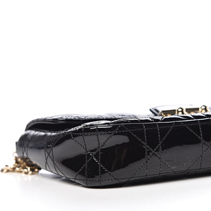 Christian Dior Patent Cannage Miss Dior Promenade Pouch Black 6 of 13