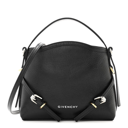Givenchy Tumbled Calfskin Nano Voyou Bag Black 1 of 10